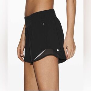 Lululemon Hotty Hot Short *High-Rise Long 4" Black Size 12